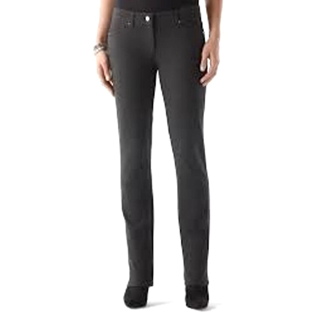 White House Black Market Slim Leg Pants Charcoal Grey Women's Size 00R